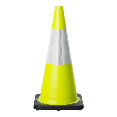 700mm Lime Traffic Cone with 3M Class 1 Reflective Tape - 2.7kg 700mm Lime Traffic Cone with 3M Class 1 Reflective Tape - 2.7kg