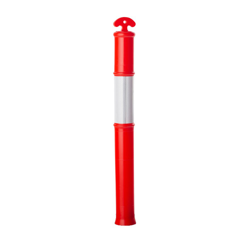 Orange T-Top Bollard With Class 1 3M Reflective Tape (Stem Only) Orange T-Top Bollard With Class 1 3M Reflective Tape (Stem Only)