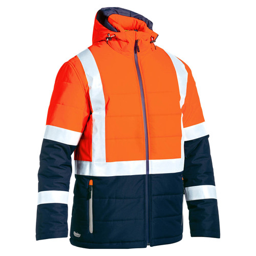 Bisley Taped Hi Vis Puffer Jacket Bisley Taped Hi Vis Puffer Jacket