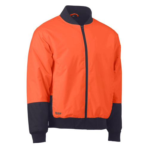Bisley Two Tone Hi Vis Bomber Jacket Bisley Two Tone Hi Vis Bomber Jacket