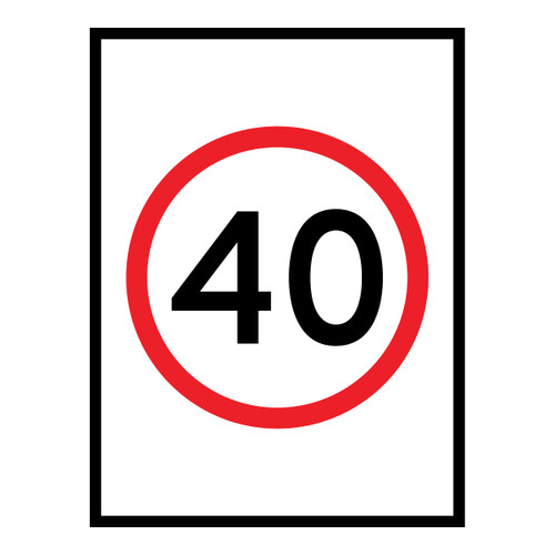 Speed Limit - Boxed Edge Sign - 900 x 1200mm Speed Limit - Boxed Edge Sign - 900 x 1200mm