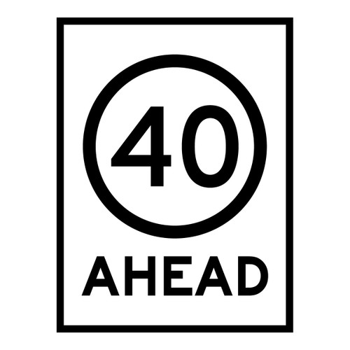 Speed Limit Ahead - Boxed Edge Sign - 900 x 1200mm Speed Limit Ahead - Boxed Edge Sign - 900 x 1200mm