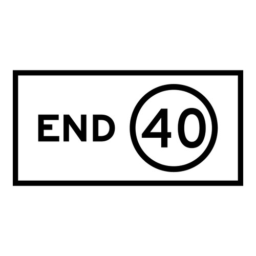 End Speed Limit - Multi Message Sign - NSW - 1200 x 600mm - km/h RM4-12_C