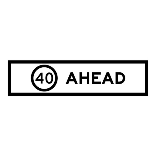 Speed Limit Ahead - Multi Message Sign - NSW - 1200 x 300mm Speed Limit Ahead - Multi Message Sign - NSW - 1200 x 300mm