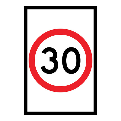 Speed Limit - Multi Message Sign - NSW - 600 x 900mm - km/h 61921