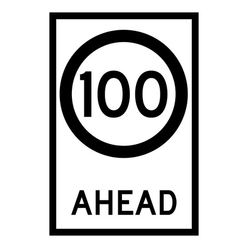 Speed Limit Ahead - Multi Message Sign - SA - 600 x 900mm Speed Limit Ahead - Multi Message Sign - SA - 600 x 900mm