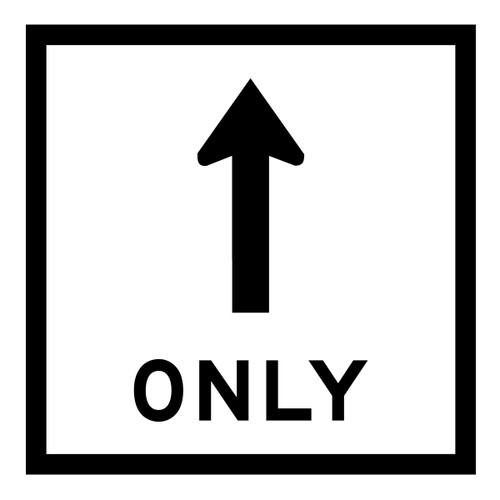 Straight Only - Multi Message Sign - NSW - 600 x 900mm 
