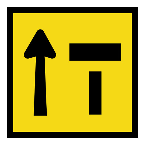 Right Lane of Two Lanes Closed - Multi Message Sign - SA - 600 x 600mm 62443