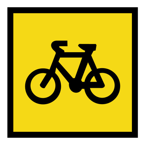Bicycle Sign - Multi Message Sign - SA - 600 x 600mm Bicycle Sign - Multi Message Sign - SA - 600 x 600mm