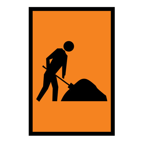 Road Worker - Multi Message Sign - NSW - 600 x 900mm Road Worker - Multi Message Sign - NSW - 600 x 900mm