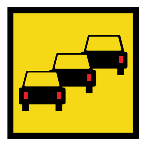 Queued Traffic - Multi Message Sign - NSW - 600 x 600mm Queued Traffic - Multi Message Sign - NSW - 600 x 600mm
