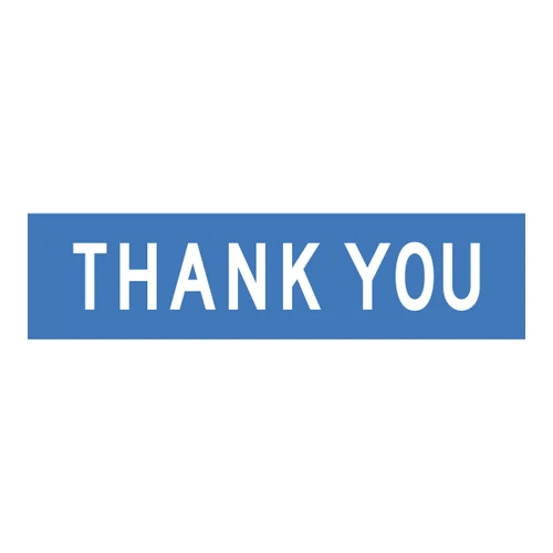 Thank You - Multi Message Sign - WA - 1200 x 300mm MMS-TER-6