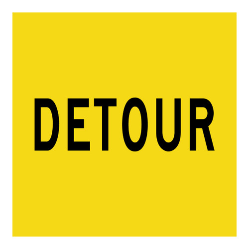 Detour - Multi Message Sign - WA - 600 x 600mm MMS-DIV-1