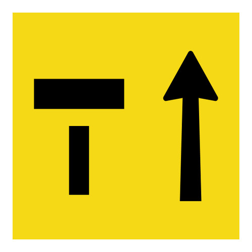 Left Lane of Two Lane Closed - Multi Message Sign - WA - 600 x 600mm Left Lane of Two Lane Closed - Multi Message Sign - WA - 600 x 600mm