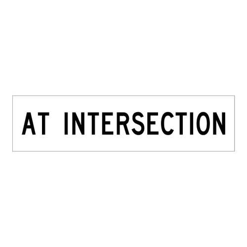At Intersection - Multi Message Sign - WA - 1200 x 300mm 62235