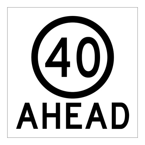 Speed Limit Ahead - Multi Message Sign - WA - 600 x 600mm Speed Limit Ahead - Multi Message Sign - WA - 600 x 600mm