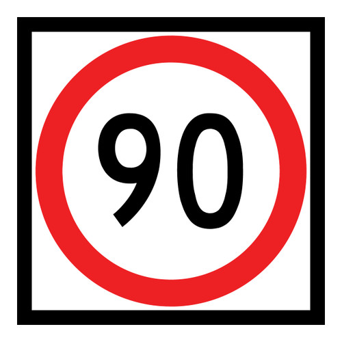 Speed Limit - Multi Message Sign - SA - 600 x 600mm Speed Limit - Multi Message Sign - SA - 600 x 600mm