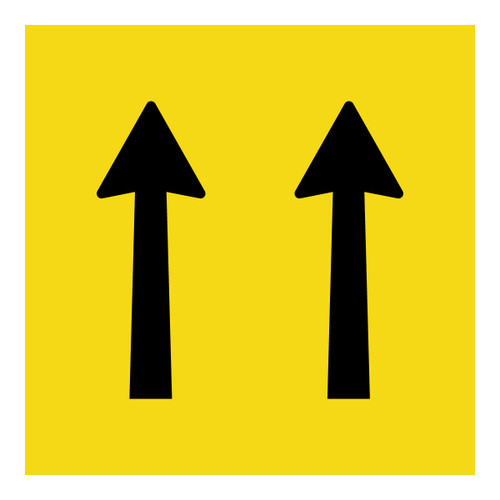 Two Lanes Ahead - Multi Message Sign - WA - 600 x 600mm 62295