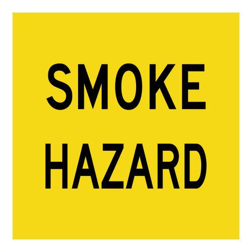 Smoke Hazard - Multi Message Sign - VIC - 600 x 600mm 62057
