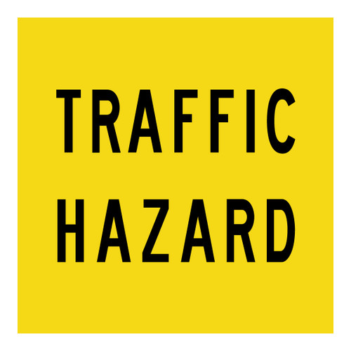 Traffic Hazard - Multi Message Sign - WA - 600 x 600mm 62313