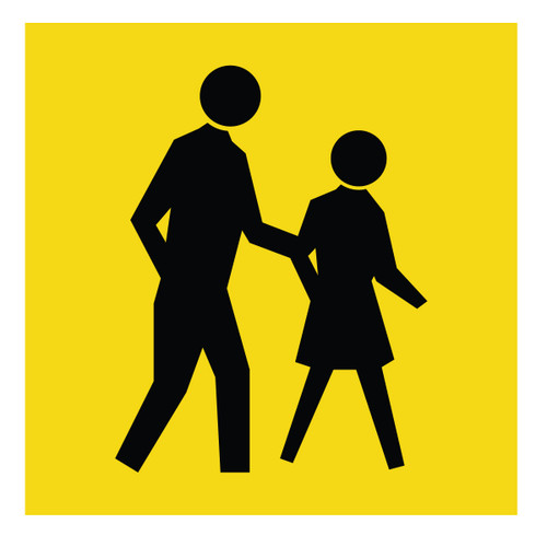 Pedestrians - Multi Message Sign - VIC - 600 x 600mm Pedestrians - Multi Message Sign - VIC - 600 x 600mm