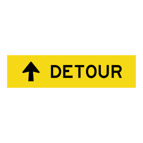 Detour Ahead - Multi Message Sign - WA - 1200 x 300mm MMS-DIV-9