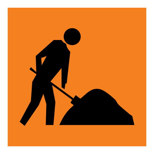 Road Worker - Multi Message Sign - WA - 600 x 600mm Road Worker - Multi Message Sign - WA - 600 x 600mm