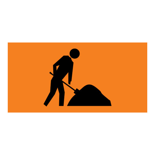 Road Worker - Multi Message Sign - WA - 1200 x 600mm Road Worker - Multi Message Sign - WA - 1200 x 600mm
