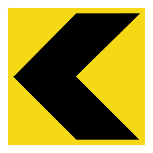 Temporary Hazard Marker - Multi Message Sign - VIC - 600 x 600mm 