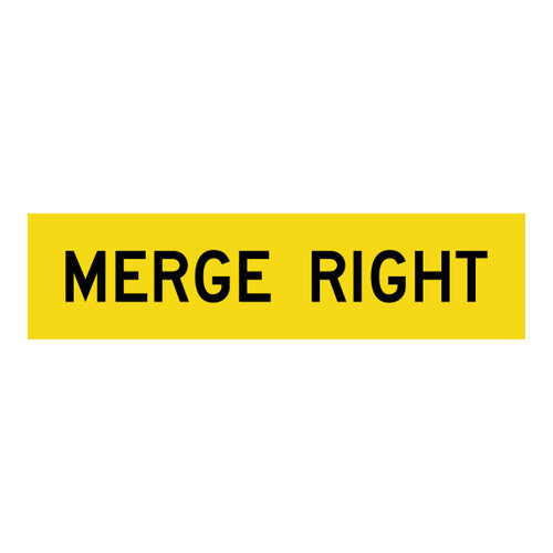 Merge Right - Multi Message Sign - VIC - 1200 x 300mm 62027
