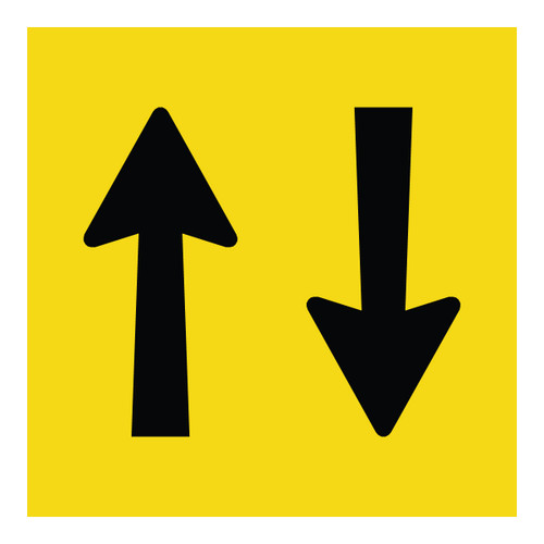 Two Lanes - Multi Message Sign - VIC - 600 x 600mm 