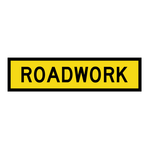 Roadwork - Corflute - Multi Message Sign - QLD - 1200 x 300mm Roadwork - Corflute - Multi Message Sign - QLD - 1200 x 300mm