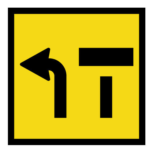 Left Turn Right Lane Closed - Corflute - Multi Message Sign - QLD - 600 x 600mm Left Turn Right Lane Closed - Corflute - Multi Message Sign - QLD - 600 x 600mm