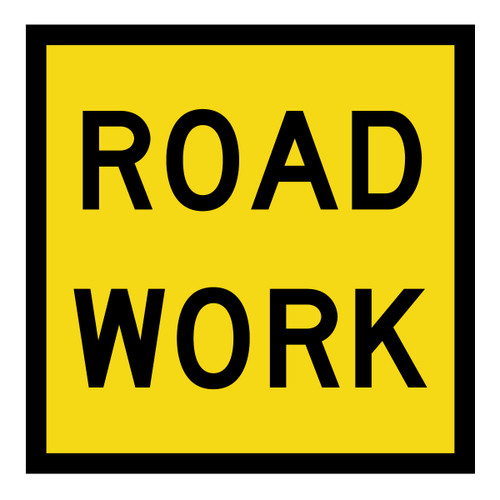 Road Work - Corflute - Multi Message Sign - QLD - 600 x 600mm Road Work - Corflute - Multi Message Sign - QLD - 600 x 600mm