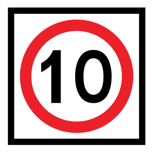 Speed Limit - Multi Message Sign - QLD - 600 x 600mm TC1217