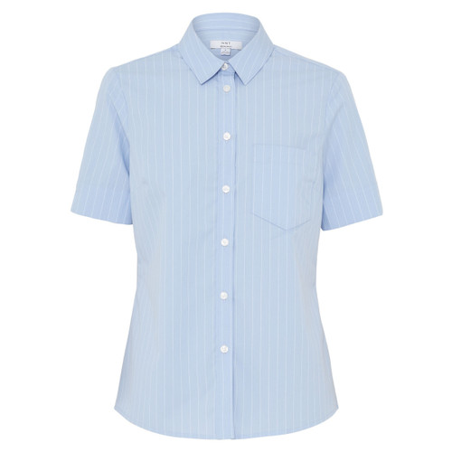 NNT Womens Avignon Pinstripe Stretch Short Sleeve Shirt NNT Womens Avignon Pinstripe Stretch Short Sleeve Shirt