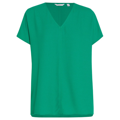 NNT Womens French Georgette Short Sleeve V-Neck Top NNT Womens French Georgette Short Sleeve V-Neck Top