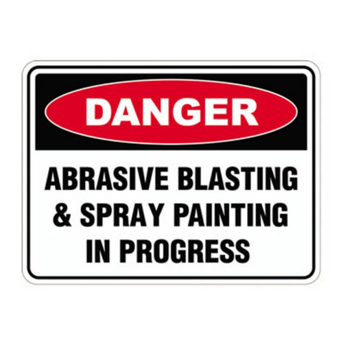 Danger Sign - Abrasive Blasting & Spray Painting Danger Sign - Abrasive Blasting & Spray Painting