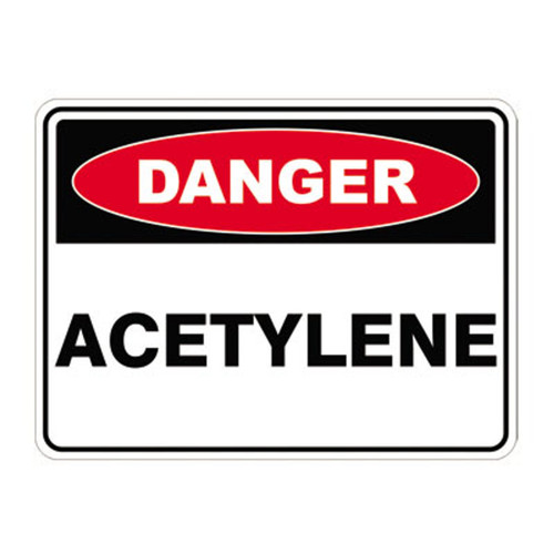 Danger Sign - Acetylene Danger Sign - Acetylene