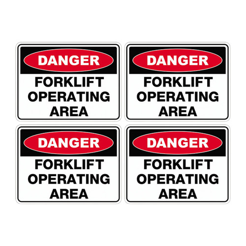 Danger Sign - Forklift Operating Area SSD-1245