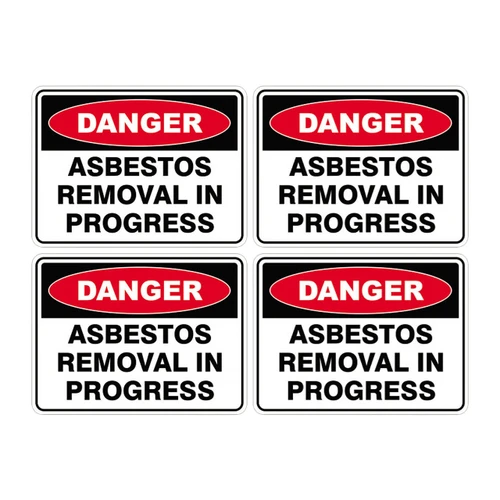 Danger Sign - Asbestos Removal In Progress 70060