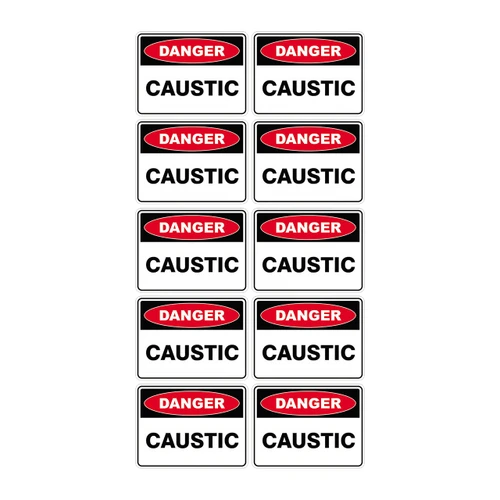 Danger Sign - Caustic SSD-1085