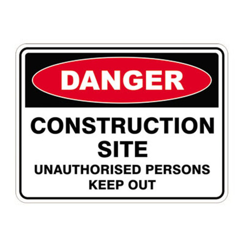 Danger Sign - Construction Site Keep Out 70160