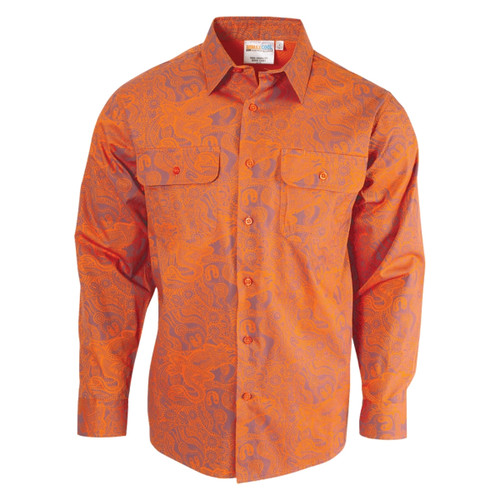 Full Art Indigenous Bloodlines Cotton Shirt Full Art Indigenous Bloodlines Cotton Shirt