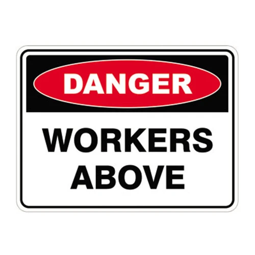 Danger Sign - Workers Above