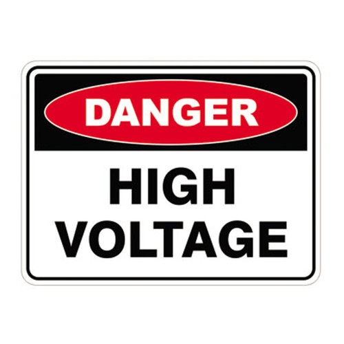 Danger Sign - High Voltage Danger Sign - High Voltage