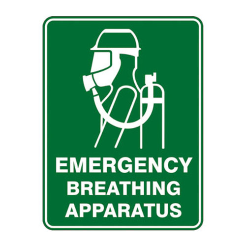 Emergency Sign - Emergency Breathing Apparatus Emergency Sign - Emergency Breathing Apparatus