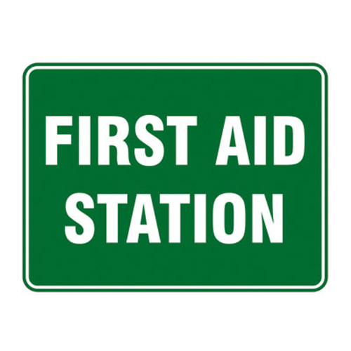 Emergency Sign - First Aid Station Emergency Sign - First Aid Station