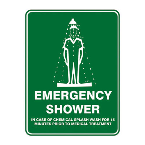Emergency Sign - Emergency Shower (Symbol) Emergency Sign - Emergency Shower (Symbol)