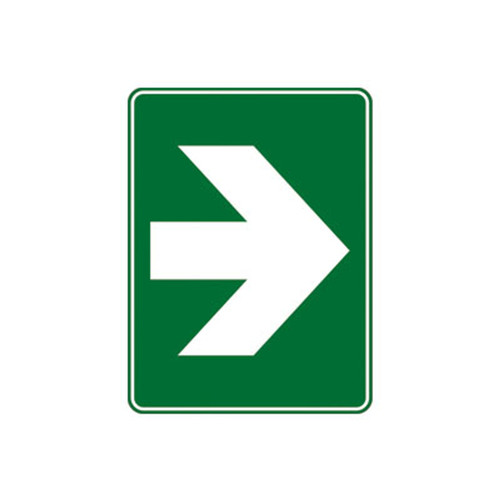 Emergency Sign - Emergency Arrow 76300